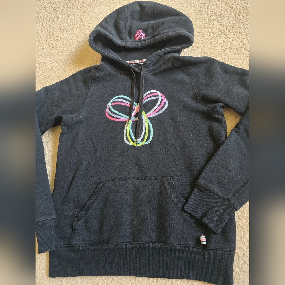 TNA Dark Gray Hoodie with Multicolor Logo